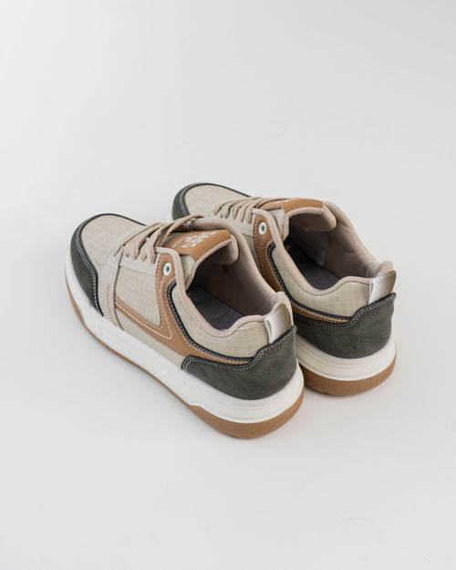 Fashion Chunky Sneaker - Beige Green