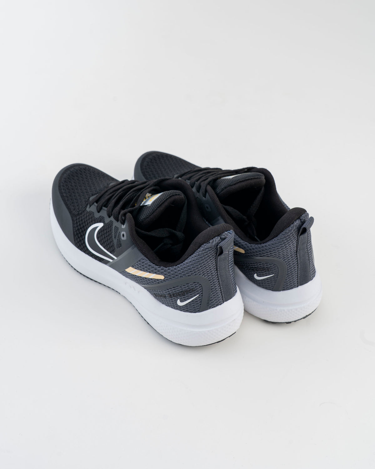 Nike Style Running Sneaker Black - Back View