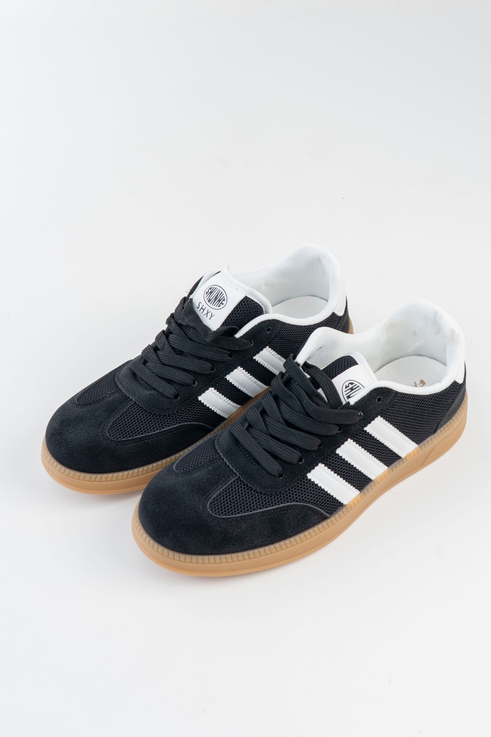 Men's Black Stripe Sneakers