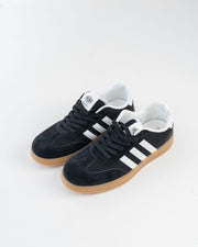 Men's Black Stripe Sneakers