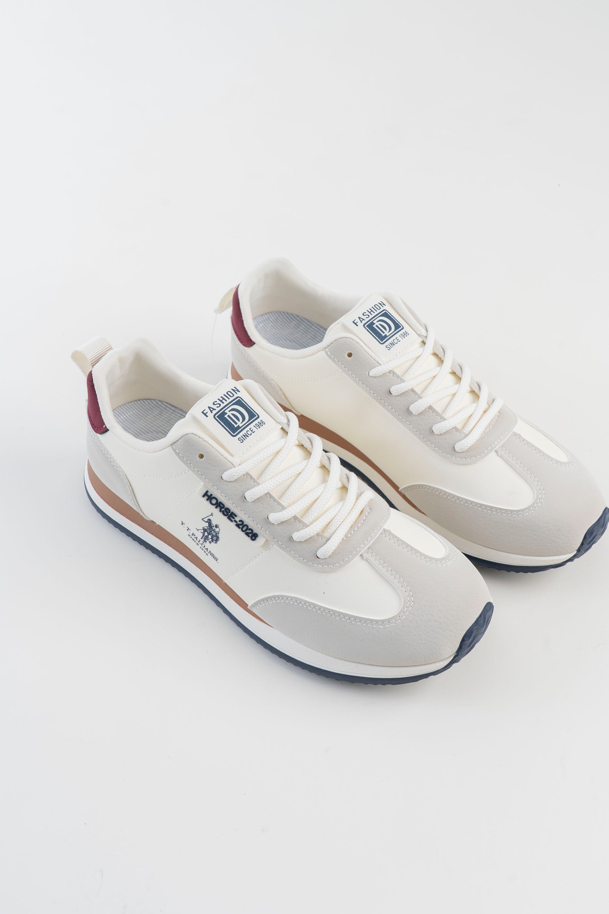 Men's Beige Casual Sneakers