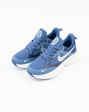 Men's Blue Mesh Running Sneakers