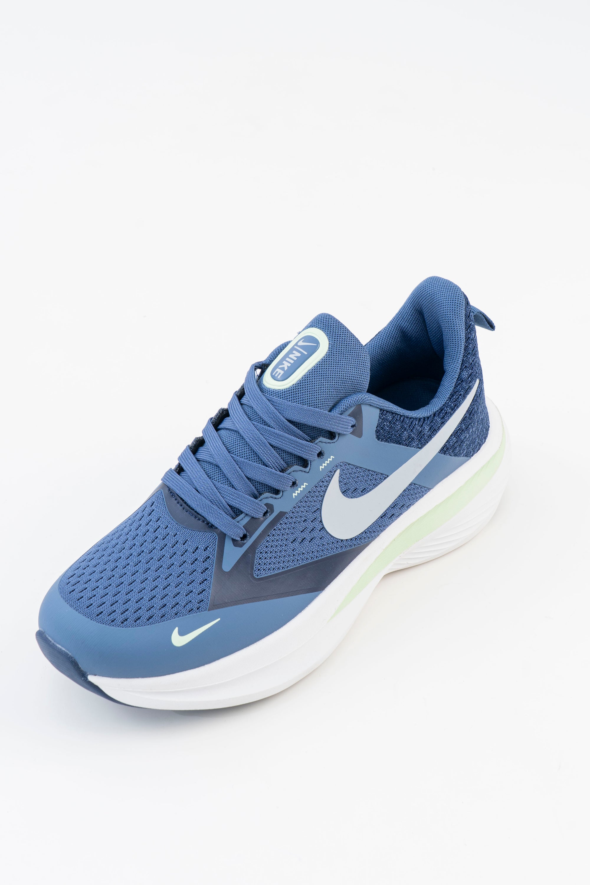 Men's Blue Mesh Running Sneakers