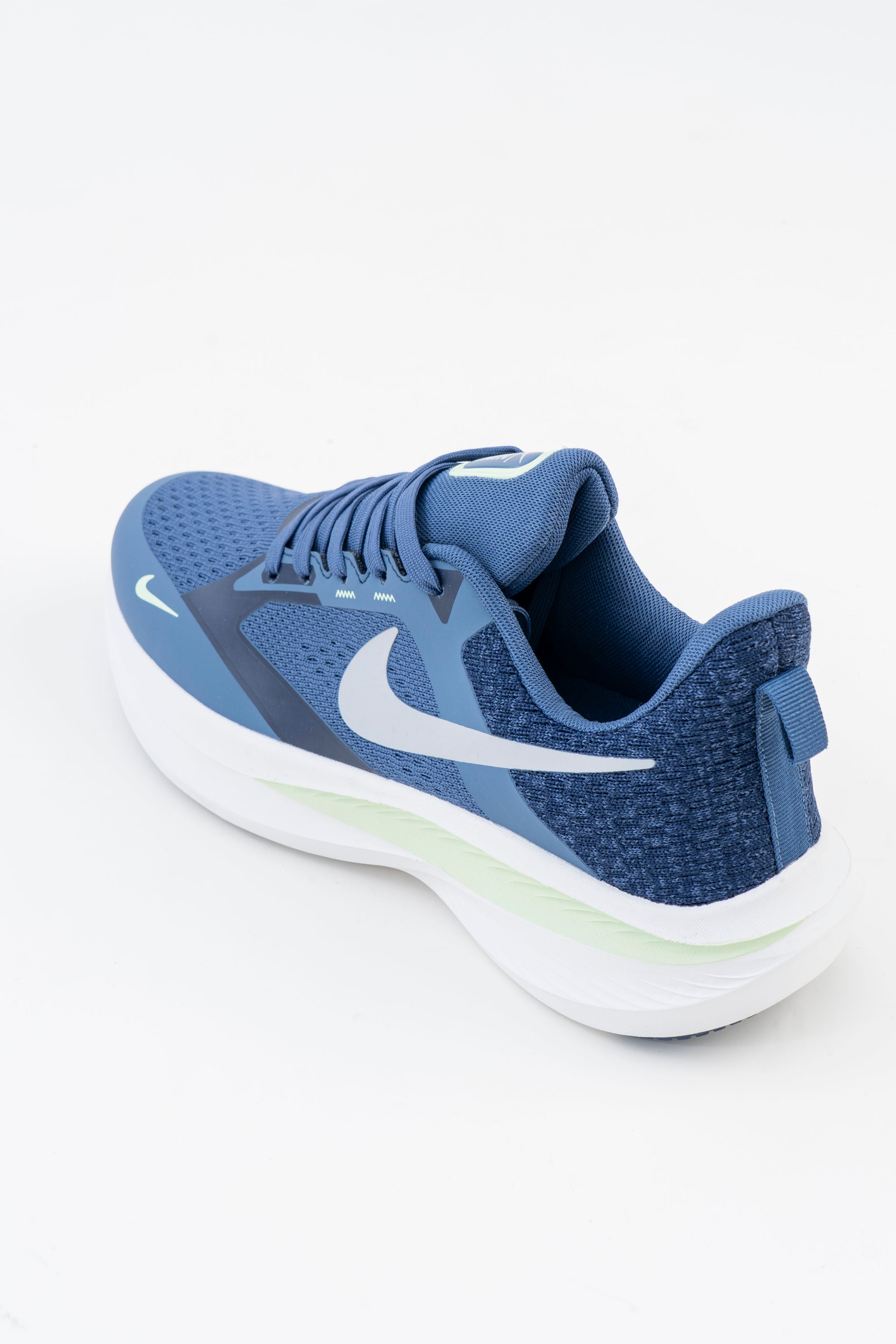 Men's Blue Mesh Running Sneakers