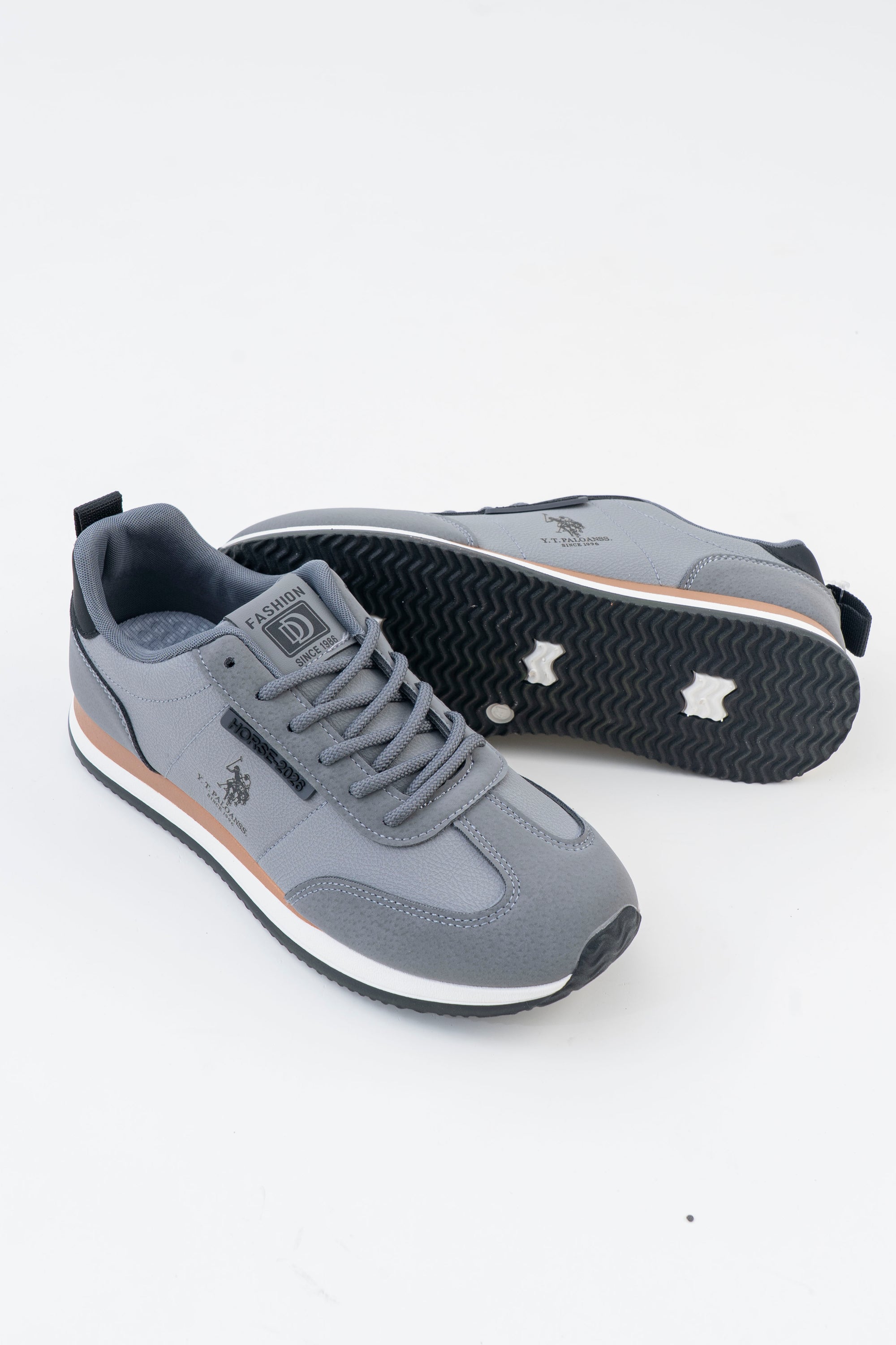 Men's Grey Casual Sneakers