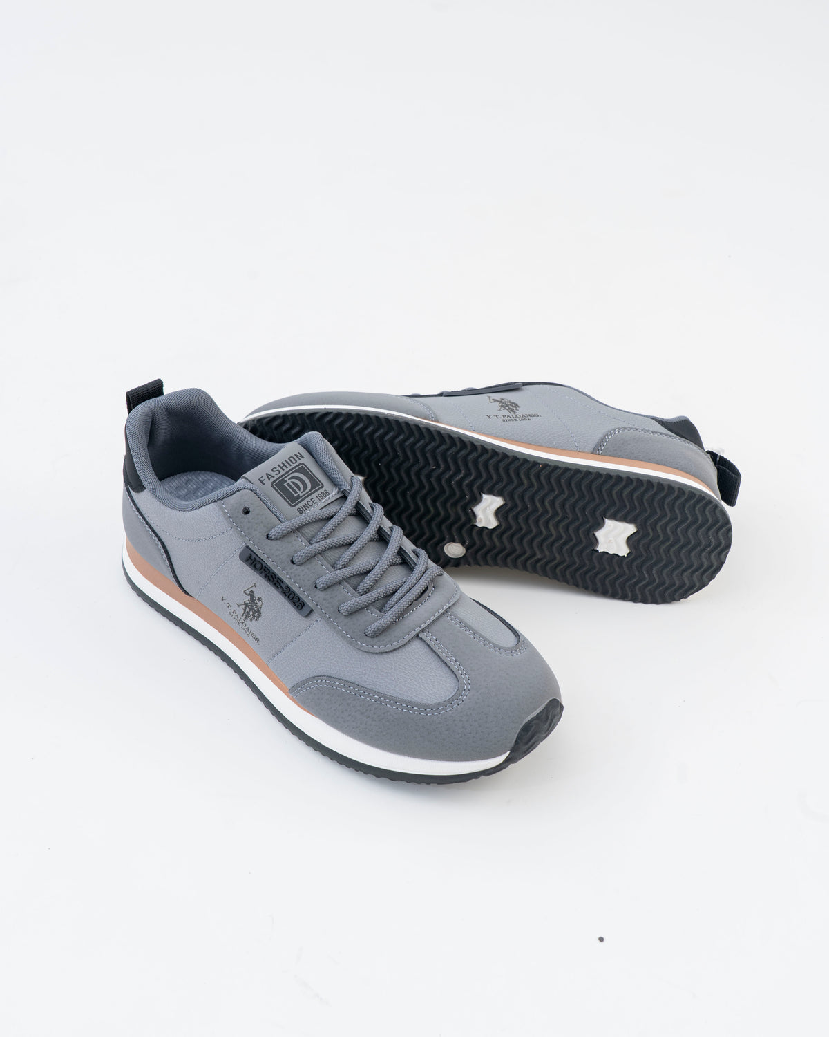 Men's Grey Casual Sneakers