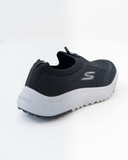 Men's Skechers Black Knit Slip-On Sneakers