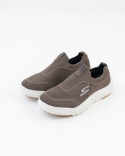 Men's Skechers Taupe Slip-On Sneakers