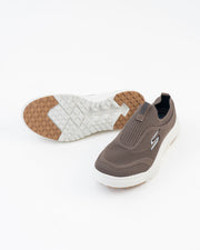 Men's Skechers Taupe Knit Slip-On Sneakers