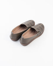 Perforated Comfort Loafer Ladies - Olive
