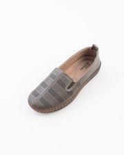 Perforated Comfort Loafer Ladies - Olive