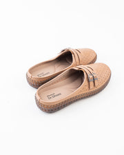Buckle Strap Half Shoe Ladies - Beige