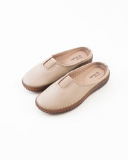 Slip-On Comfort Half Shoe Ladies - Khaki
