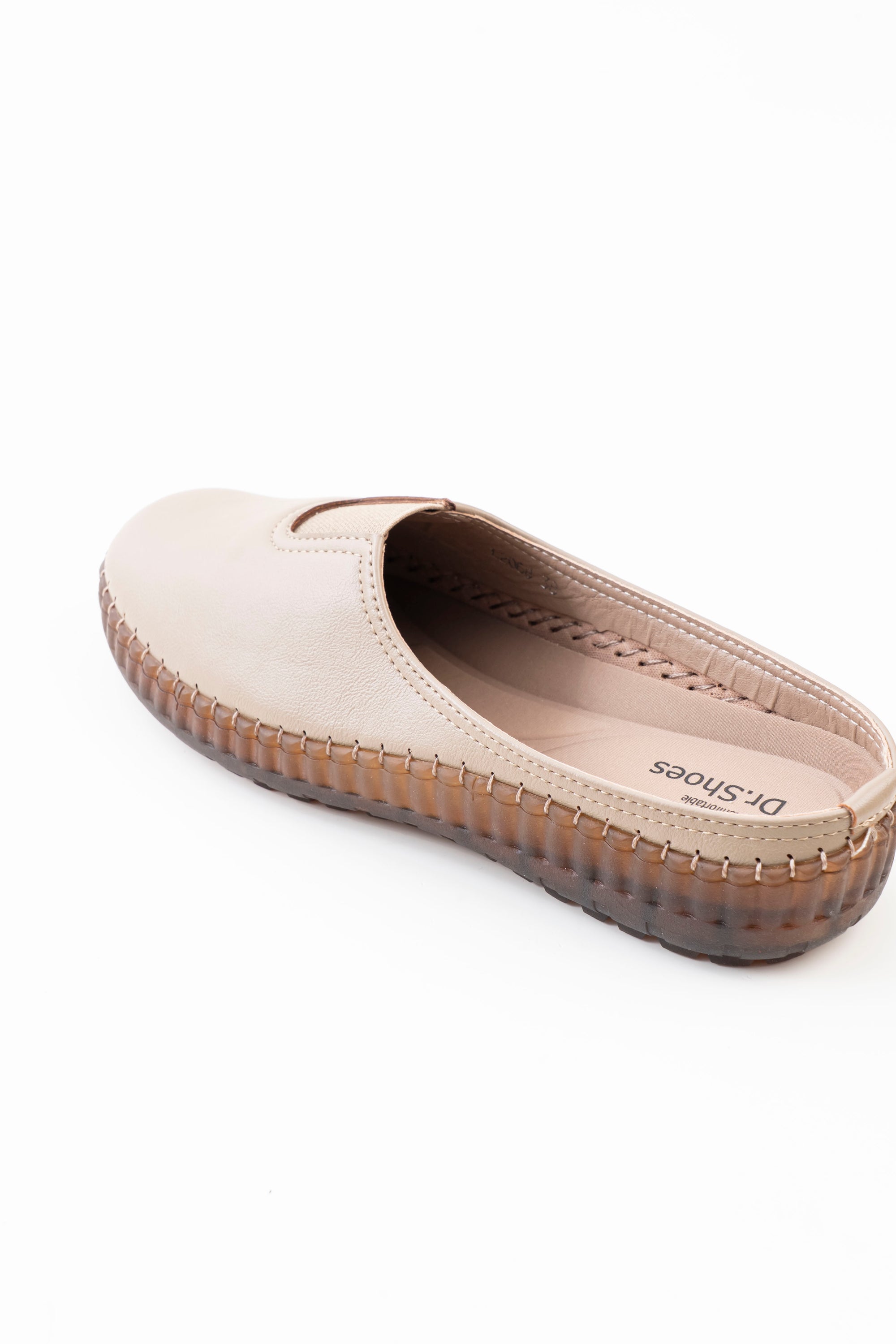 Slip-On Comfort Half Shoe Ladies - Khaki