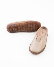 Slip-On Comfort Half Shoe Ladies - Khaki