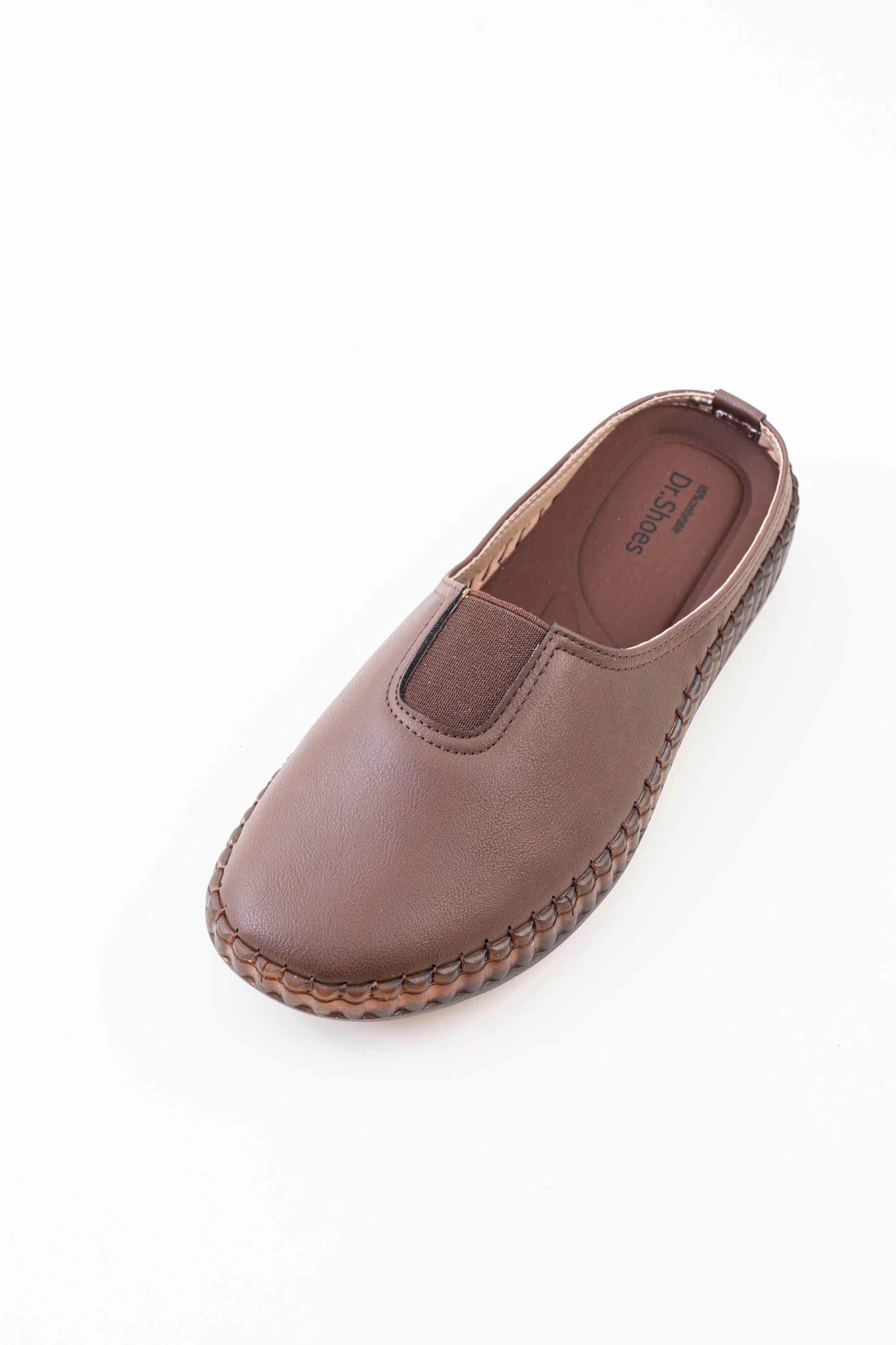 Slip-On Comfort Half Shoe Ladies - Brown