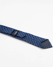 Blue & Black Patterned Tie Set