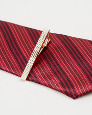 Diamond Textured Tie Clip