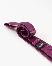 Pink & Navy Diagonal Stripe Tie Set
