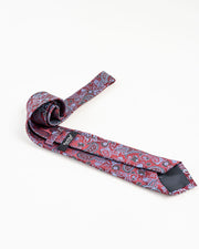 Maroon Paisley Patterned Tie Set