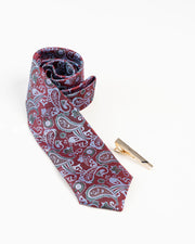 Black Line Gold-Tone Tie Clip