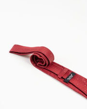 Red Textured Pattern Tie Set
