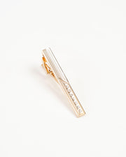 Crystal Accent Gold-Tone Tie Clip
