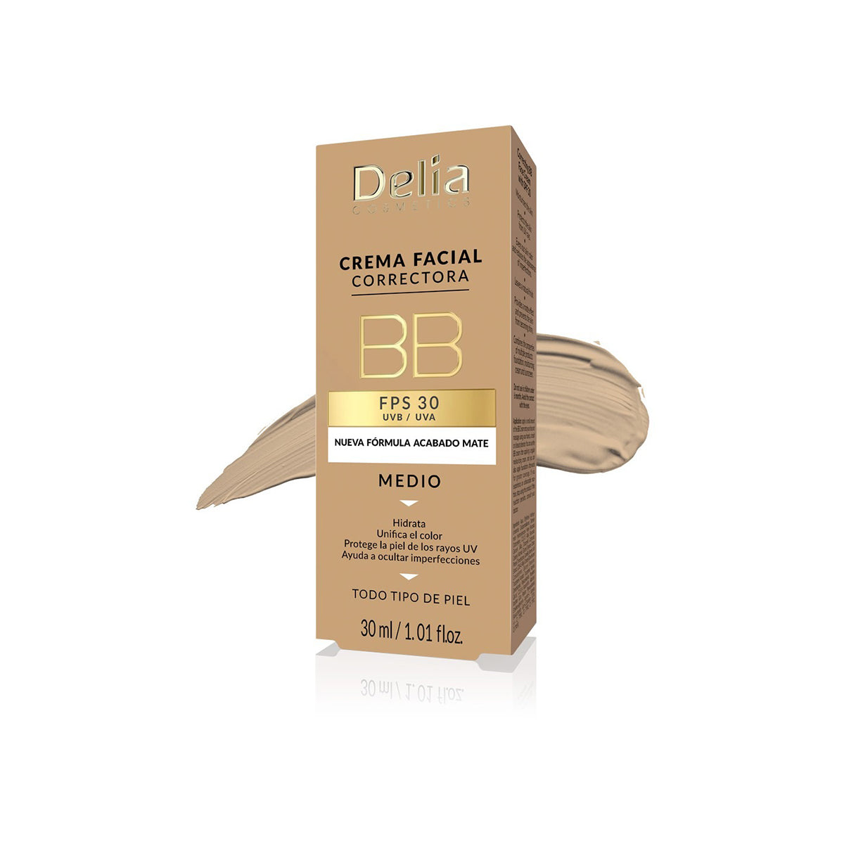Delia BB Cream SPF 30 - Medium, 30 ml