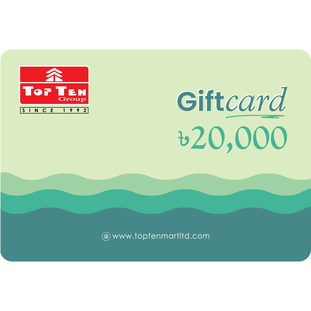Prepaid gift card 20000