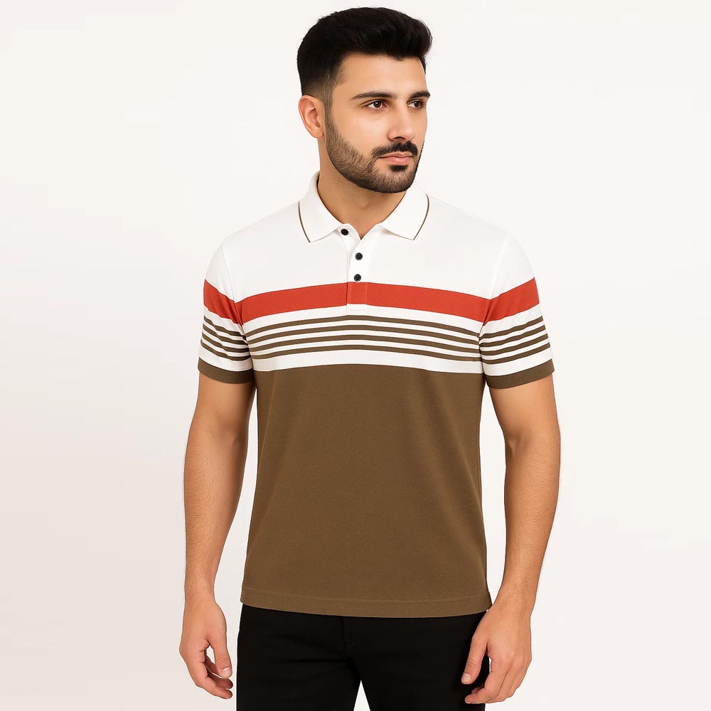Men’s Stripe Polo