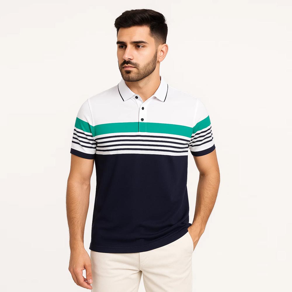 Men’s Stripe Polo