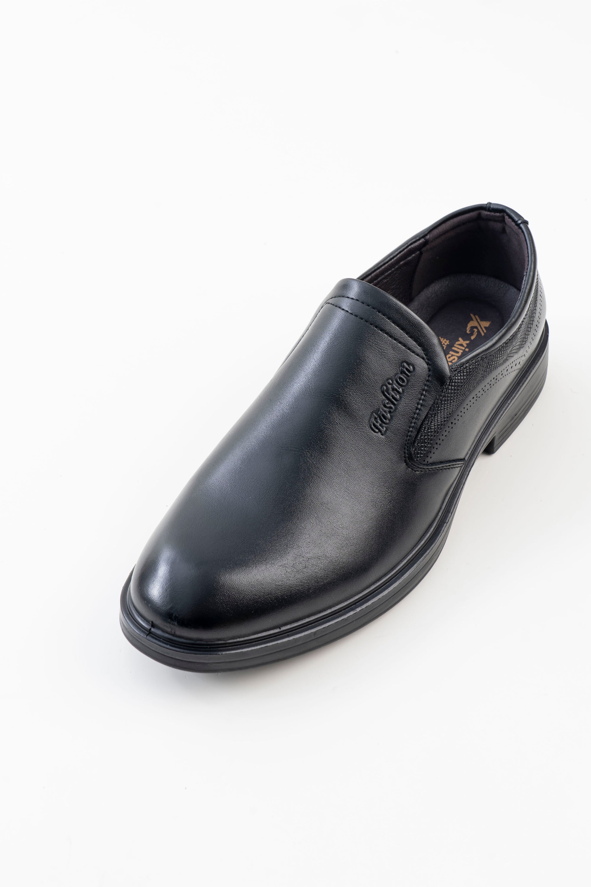 Men's Black Slip-On Formal Shoes