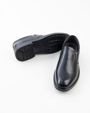 Men's Black Slip-On Formal Shoes