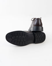 Men's Brown Plain-Toe Lace-Up Formal Shoes