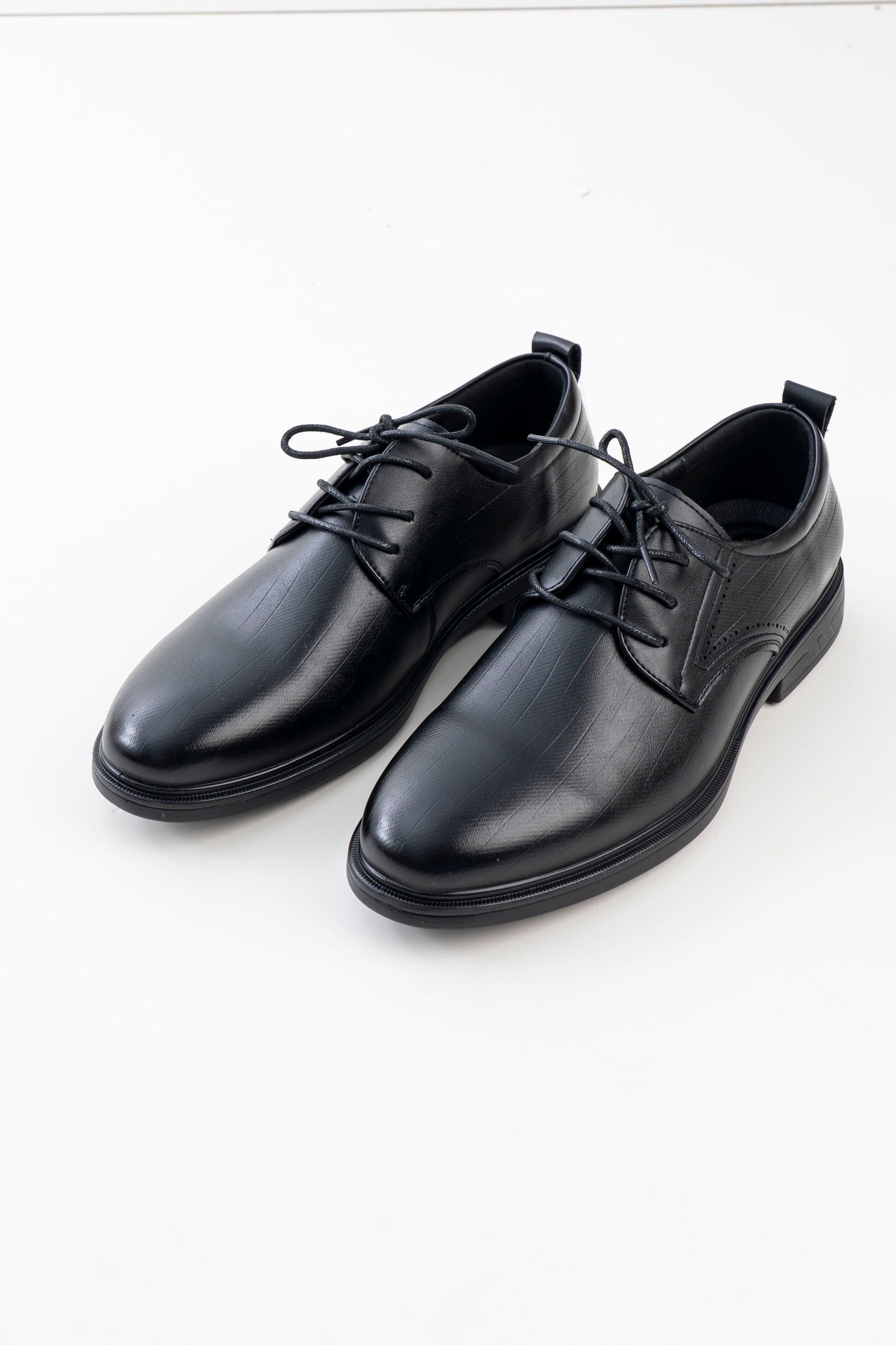 Men's Black Lace-Up Formal Shoes