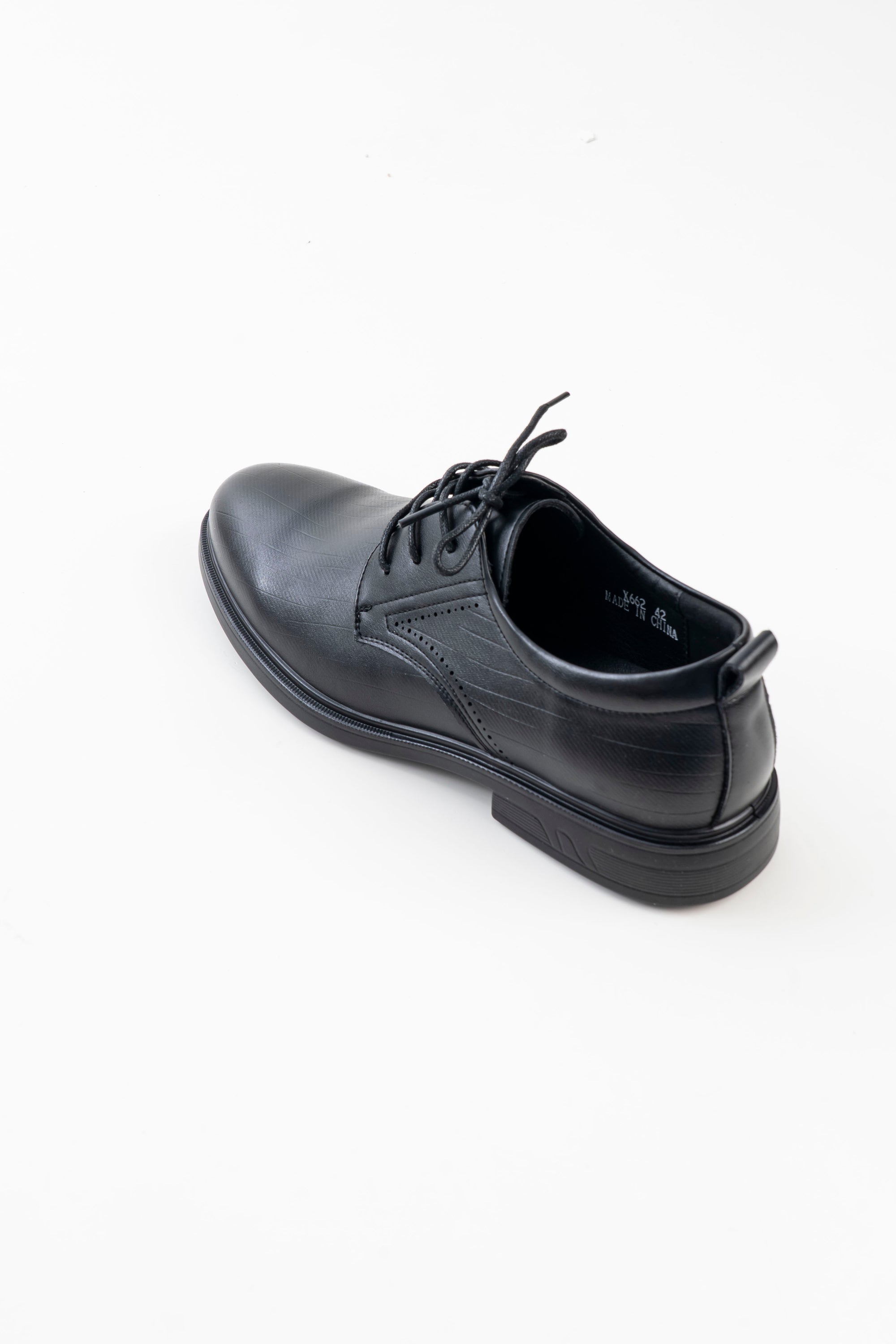 Men's Black Lace-Up Formal Shoes