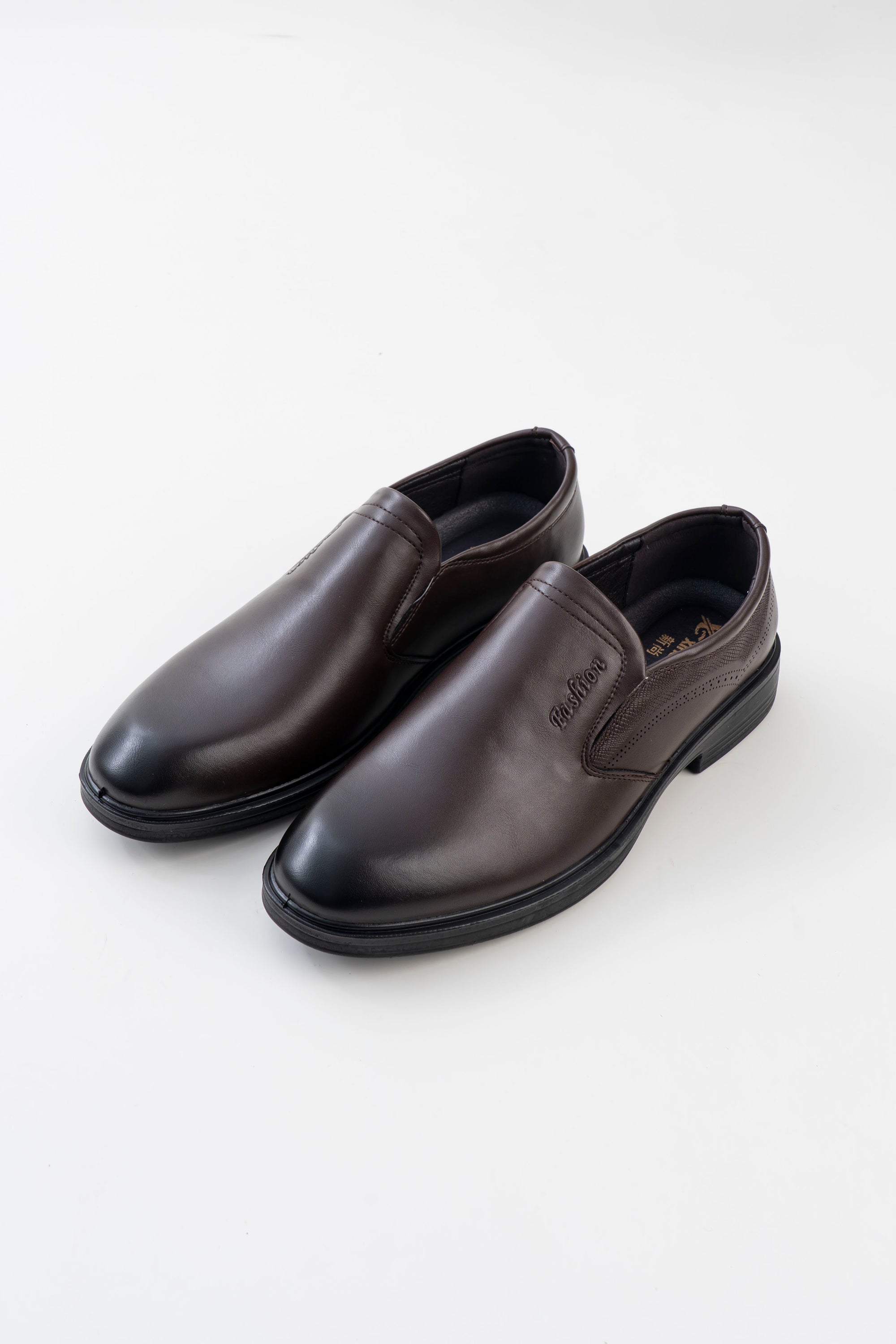 Men's Brown Slip-On Formal Shoes