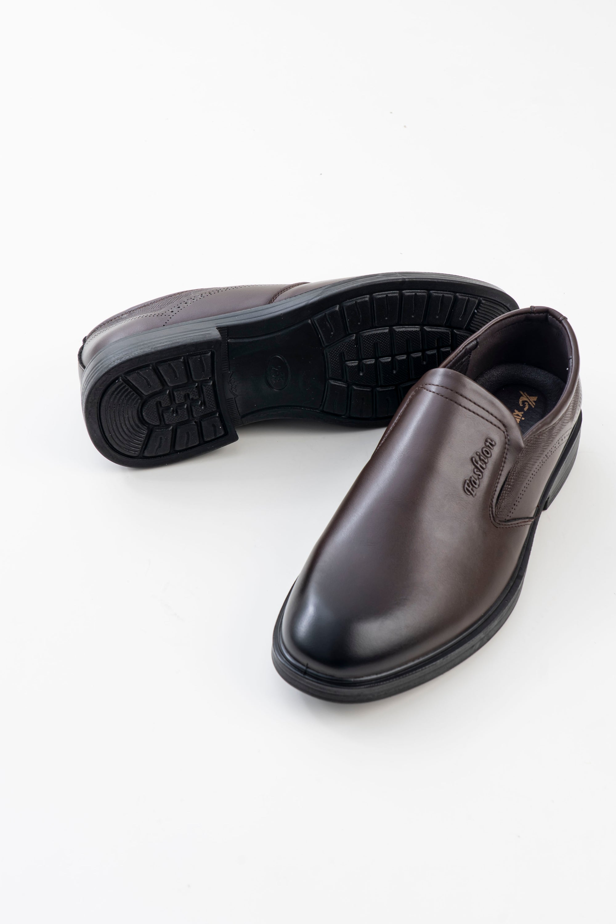 Men's Brown Slip-On Formal Shoes