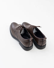 Men's Brown Brogue-Detail Lace-Up Formal Shoes