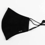 Face mask with ribbon