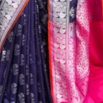 Indian Katan sharee with blous pcs - Image 2