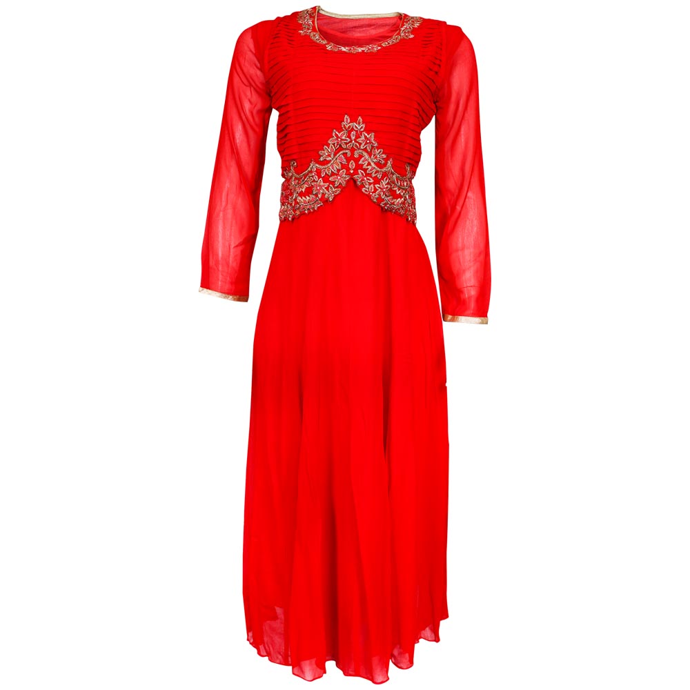 Kurti-38a Ladies Kurti with Koty - Image 1