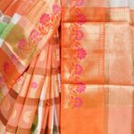 Indian marceliz Cotton Saree with blous pcs - Image 2