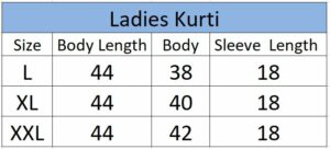 measurement chart