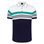 Men's Stripe Polo - Image 3
