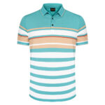 Men's Stripe Polo - Image 2