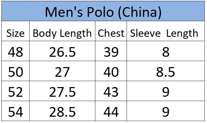 measurement chart