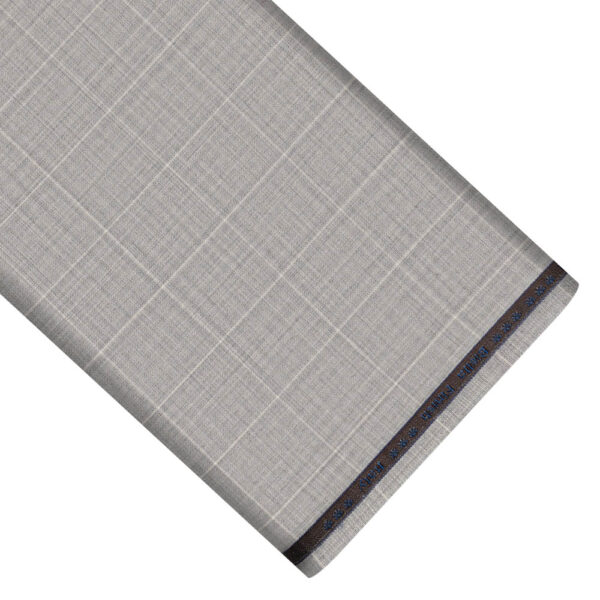 BIELLA FINISH SUPERFINE 150's MERION WOOL Check Suiting Fabrics