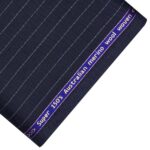 Super 150’s Australian Merino Wool Woven Stripe Suiting Fabrics - Image 2
